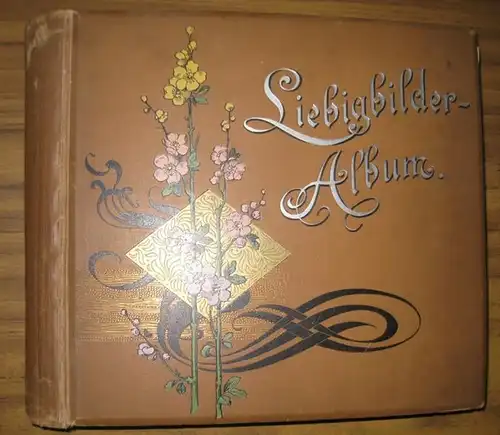 Liebig Bilder Album mit 72 Serien, jeweils komplett mit 6 Bildern: Händler / [Frauen] / [Mädchen] / Meisenbilder / [Vögel] / Schneewittchen / Brüderchen und.. 