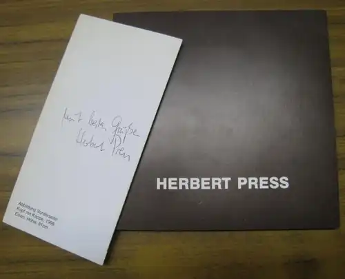 Kunstamt Wedding von Berlin (Hrsg.). - Herbert Press: Herbert Press. Eisenplastiken und  Collagen 'Köpfe - Kopfbereiche' 1987 -1989. 