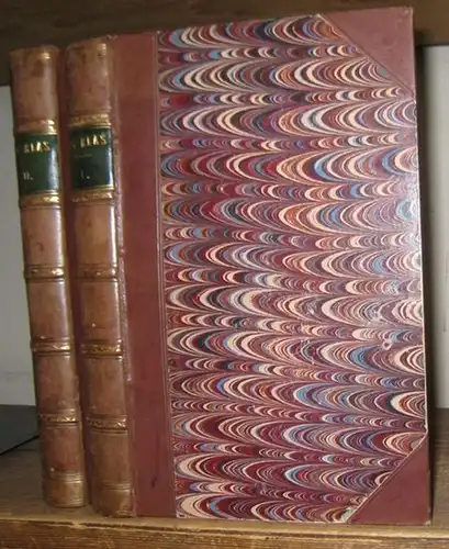 Le Sage, Alain-Rene ( 1668 - 1747 ). - Translated from the french by T. Smollett. - illustrated by Jean Gigoux: The adventures of Gil Blas of Santillane. Complete in 2 vols. 