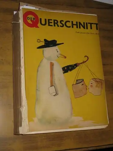 Querschnitt: Querschnitt. XIV. Jahrgang 1934 komplett mit allen 12 Nummern, Januar bis Dezember 1934.