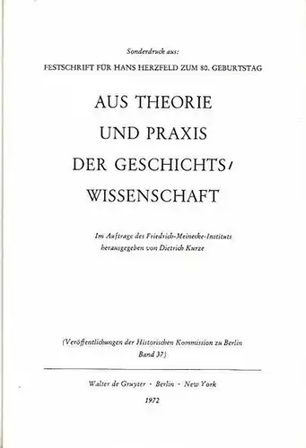 Berges, Wilhelm: Biographie und Autobiographie heute ( = Sonderdruck aus: Festschrift für Hans Herzfeld zum 80. Geburtstag. Aus Theorie und Praxis der Geschichtswissenschaft.. 