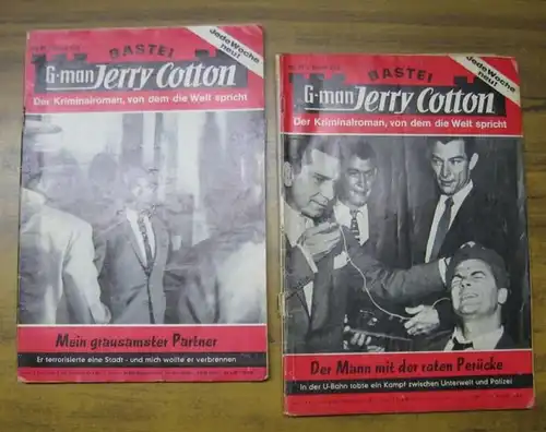 Cotton, Jerry: Jerry Cotton. Bände 530 und 564. - Erstausgabe ! Bastei G-man. 