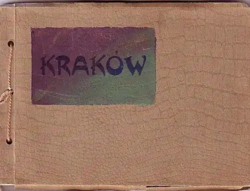 16 Schwarz-Weiß-Fotos von Kraków: Wawel; Wieza Raluszowa i Sukiennice; Kosciol sw. Krzyza