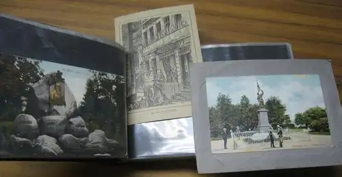 Postkartenalbum mit etwa 95 Karten. Deutschland mit vorwiegend Berlin, Potsdam, Nord- und Ostsee und Brandenburg
