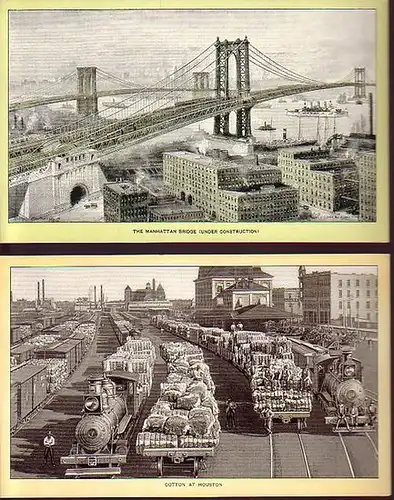Werbung: 29 historische Fotopostkarten mit Motiven aus den USA, mit ausführlicher Motiv - Beschreibung auf den Rückseiten. Nach Fotos von: Photo Geo P.  Hall & Sohn N.Y., 1903 / Moses King 1904 and   / Irving Underhill, N.Y., 1904 / Enrique Müller