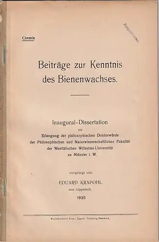 Krapohl, Eduard: Beiträge zur Kenntnis des Bienenwachses. 