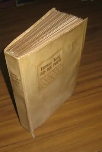 Aus der Mappe. Novellen. Mit vom Verfasser signierter Porträt-Heliogravüre