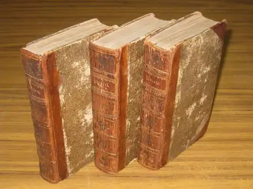 Moliere (d.i. Jean Baptiste Poquelin): Des Herrn Moliere sämmtliche Lustspiele. Nach einer freyen und sorgfältigen Uebersetzung. Zweyter, Dritter und Vierter Theil [von 4].  Inhalt:.. 