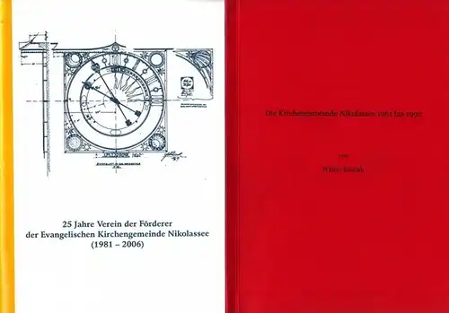 Berlin-Nikolassee.- Walter Boeckh - Verein der Förderer der Kirchengemeinde Nikolassee (Hrsg.): Die Kirchengemeinde Nikolassee 1961 bis 1992 aus pastoraler Sicht (Deckeltitel: Die Kirchengemeinde Nikolassee 1961...