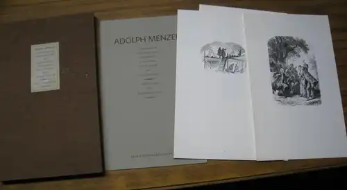 Menzel, Adolph. - Friedrich II. - Franz Kugler. - Einführugn von Wolfgang Hütt: Adolph Menzel - Ausgewählte Holzschnitte zu: Geschichte Friedrichs des Grossen von Franz Kugler. Abzüge von den Originalstöcken. 