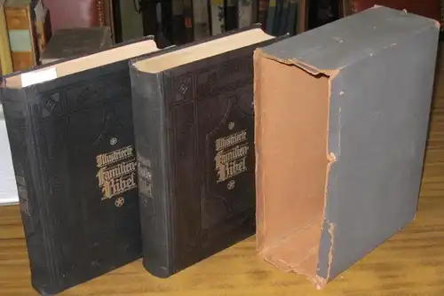 Bibel.  Martin Luther (Übers.)   Otto Delitzsch (Bearb.): Große, illustrierte Familien Bibel (in 2 Bänden) nach der deutschen Übersetzung Dr. Martin Luthers. Mir.. 