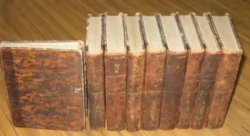 Klopstock, Friedrich Gottlieb: Konvolut Klopstocks sämmtliche Werke mit 9 Bänden. Enthalten sind: 1) Bd. 2   Oden, zweyter Band / 2) Bd. 3: Messias.. 