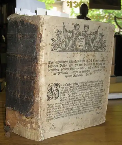 Schaffhauser Bibel.   Luther, Martin / Frantz Ludwig Sprünglin.   Johannes Amman (Scul.): Biblia, Das ist: Die gantze Heilige Schrift Alten und Neuen.. 