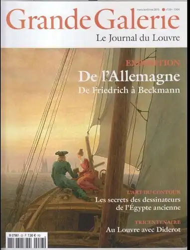 Grande Galerie - Le journal du Louvre. - redaction: Henri Loyrette: Grande Galerie - Le journal du Louvre. - No. 23, mars-avril-mai 2013. - du contenu: Exposition de l' Allemagne 1800-1939 - De Friedrich a Beckmann / L' art du contour - les secrets des de