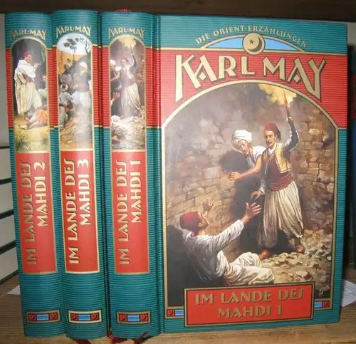 May, Karl. - Mit den zeitgenössischen Illustrationen von Venceslav Cerny: Im Lande des Mahdi 1 - 3 ( = Die Orient-Erzählungen ). - Mit einer Beigabe: Durch die Wüste.
