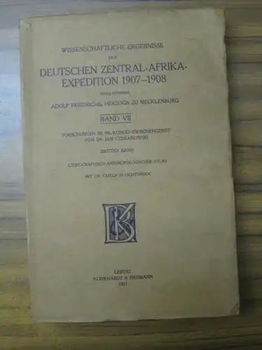 Czekanowski, Jan: Forschungen im Nil Kongo Zwischengebiet. Dritter Band: Ethnographisch Anthropologischer Atlas. Zwischenseen Bantu. Pygmäen und Pygmoiden. Urwaldstämme. (= Wissenschaftliche Ergebnisse der Deutschen Zentral Afrika.. 