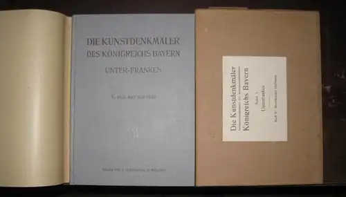 Hofheim.   Georg Lill, Felix Mader (Bearb.) / Herausgegeben im Auftrag des Staatsministeriums des Innern für Kirchen  und Schulangelegenheiten: Bezirksamt Hofheim (= Die..
