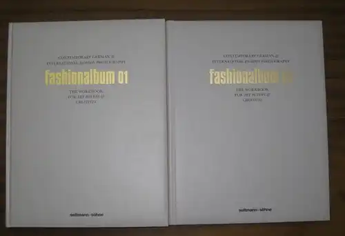 Frank, Oliver / Arno Seltmann, Bernhard Seltmann (Hrsg.): fashionalbum 01 UND fashionalbum 02. 2 Bände der Reihe. Contemporary German International Fashion Photography - The workbook for Art Buyers & Creatives. 
