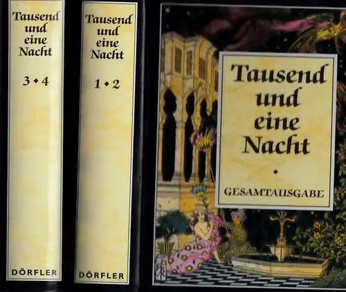1001 Nacht - Gustav Weil (Übers.): Tausend und eine Nacht. Gesamtausgabe mit 4 Teilen in 2 Bänden. Arabische Erzählungen. 