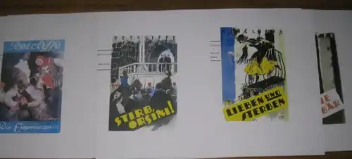 Retcliffe, Sir John (Herrmann Ottomar Friedrich Goedsche): 35 SCHUTZUMSCHLÄGE in FARBKOPIE (so komplett) zu folgender Buchreihe: John Retcliffe's historische Romane bearbeitet und herausgegeben von Barthel.. 