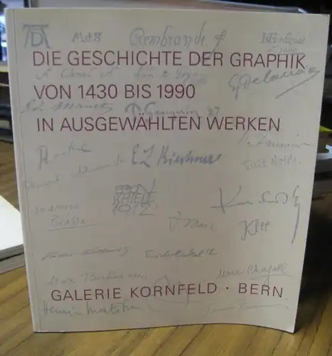 Galerie Kornfeld, Bern. - Katalog: Christine E. Stauffer u. a: Lagerkatalog Herbst 2003: Zur Geschichte der Graphik von 1430 bis 1990 in ausgewählten Werken. 