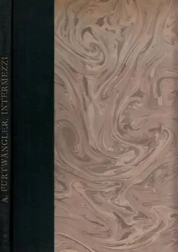 Furtwängler, Adolf: Intermezzi - Kunstgeschichtliche Studien von A. Furtwängler. 