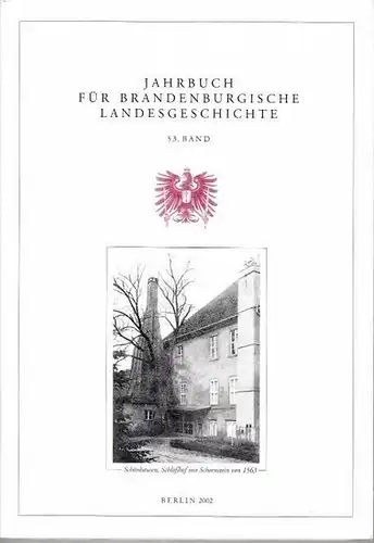 Jahrbuch für Brandenburgische Landesgeschichte.   Felix Escher / Lorenz Friedrich / Dr. Heinz Gebhardt / Eckart Henning / Martin Henning / Gerhard Küchler /.. 