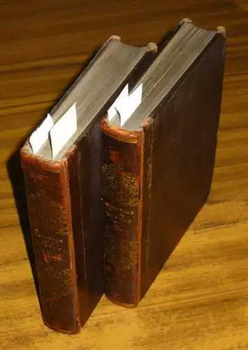 Claudius, Matthias (Pseudonym 'Asmus') (1740 1815): Werke Erster und Zweiter Band. ASMUS omnia sua SECUM portzans oder Sämmtliche Werke des Wandsbecker Bothen. Erster bis Achter..