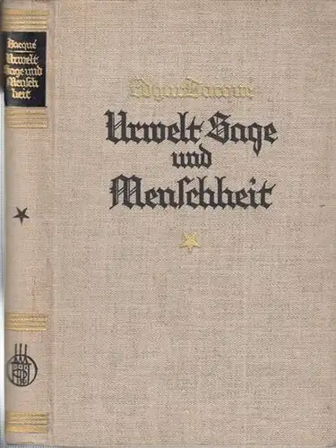 Dacque, Edgar: Urwelt, Sage und Menschheit. Eine naturhistorisch-metaphysische Studie. 
