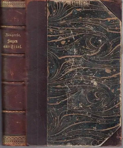 Zingerle, Ignaz D: Sagen aus Tirol. 