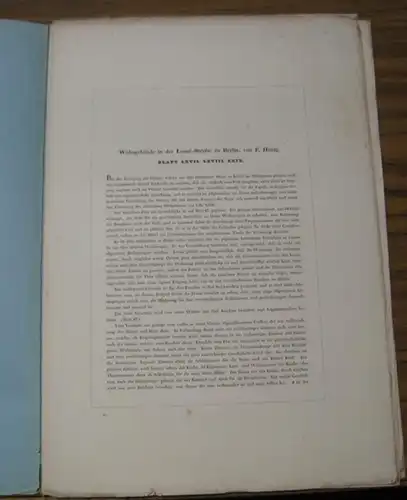 Ohne Angaben ( redigirt vom Architekten Verein zu Berlin, durch Stüler, Knoblauch, Strack ).   F. Hitzig / G. Luis: Architektonisches Album, zwölftes (.. 