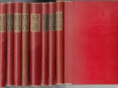 Raabe, Wilhelm: Konvolut mit den Bänden 2   9 der Wilhelm Raabe   Bücherei. Erste Reihe, Kleinere Erzählungen.   Enthalten: 2. Eulenpfingsten..