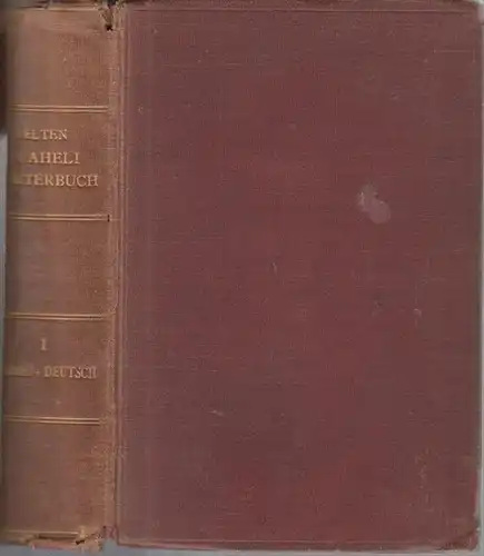 Suaheli / Swahili. - C. Velten: Suaheli-Wörterbuch. 1. Teil: Suaheli - Deutsch. 