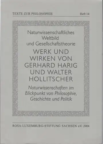 Harig, Gerhard.   Hollitscher, Walter.   Beiträge: Siefried Bönisch / Hannelore Bernhardt / Siegfried Prokop / Dorothea Goetz / Friedhilde Krause / Dieter.. 