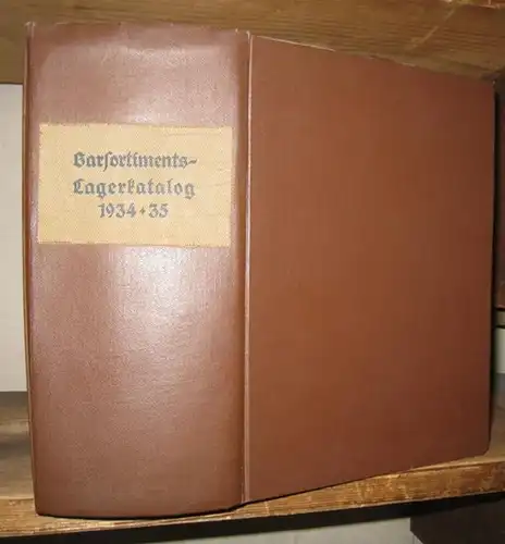 Koehler & Volckmar AG (Hrsg): Barsortiments-Lagerkatalog 1934/1935. - Redaktionsschluss: 29. September 1934. 