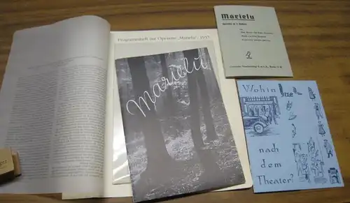 BerlinArchiv -Herausgegeben von Hans-Werner Klünner und Helmut Börsch-Supan. - Metropol-Theater: Berlin-Archiv: Lieferung BE 01350: Programmheft zur Operette 'Marielu' im Metropol-Theater, das 'Textbuch der Gesänge' und...