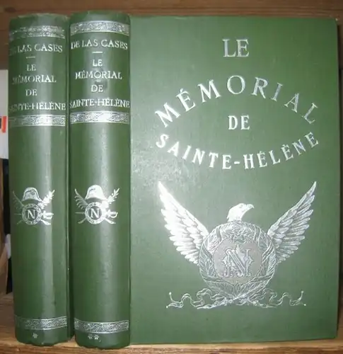 Comte de Las Cases,  (Emmanuel) - Napoleon Bonaparte. - . -  illustre de 240 dessins en couleurs par L. Bombled: Le Memorial de Sainte-Helene. En deux tomes. 