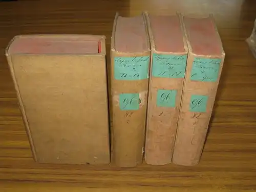 Technologisches Lexicon. Bände 1 4 (A c, D G, H N und O Spu) [ von 5 Bdn.]. Oder genaue Beschreibung aller mechanischen Künste, Handwerke.. 