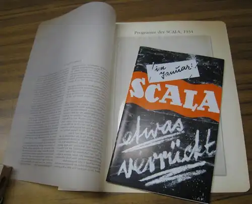 BerlinArchiv -Herausgegeben von Hans-Werner Klünner und Helmut Börsch-Supan. - SCALA. - Walter Trier: Berlin-Archiv: Lieferung BE 01278: Programm der Scala, 1934. - Reprint. 
