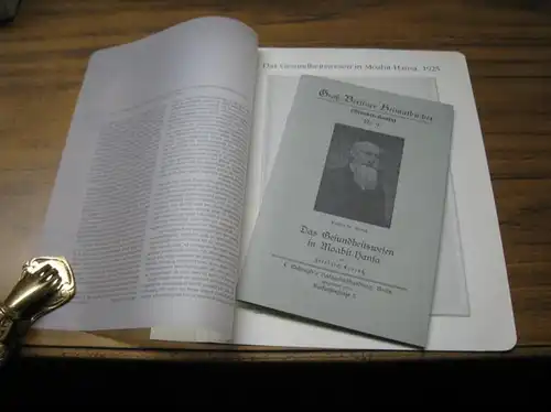 BerlinArchiv herausgegeben von Hans Werner Klünner und Helmut Börsch Supan (Hrsg.): REPRINT: Das Gesundheitswesen in Moabit Hansa, 1925 ( Groß Berliner Heimatbücher Nr. 9, von..