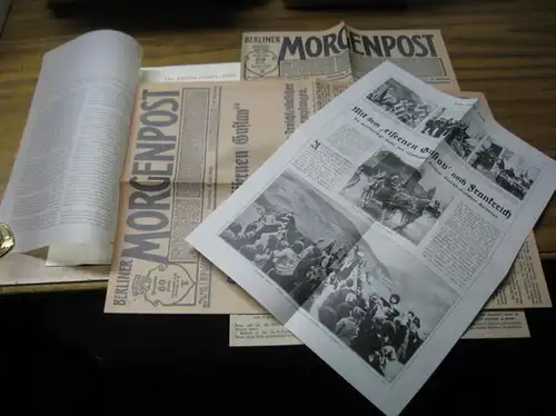 BerlinArchiv herausgegeben von Hans Werner Klünner und Helmut Börsch Supan (Hrsg.): REPRINT: Der Eiserne Gustav, 1928.   Enthalten: Berliner Morgenpost vom 5. und 6.. 