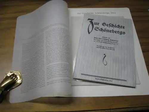 BerlinArchiv herausgegeben von Hans Werner Klünner und Helmut Börsch Supan (Hrsg.): REPRINT: Zur Geschichte Schönebergs. Festgabe zur Feier des 25jährigen Bestehens des Haus  und.. 