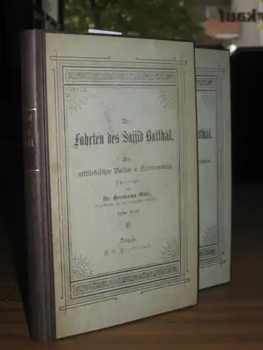 Ethé, Hermann (Übers.): Die Fahrten des Sajjid Batthâl. Ein alttürkischer Volks- und Sittenroman. Komplett in 2 Bänden. 