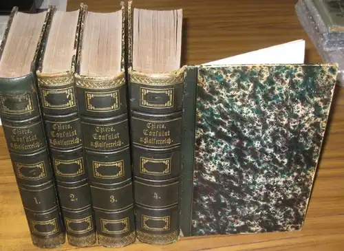 Thiers, Adolf   Ed. Burckhardt   Fr. Steger (Übers.): Geschichte des Consulats und des Kaiserreichs. 4 Bände komplett: Erster Band:  Das Consulat.. 