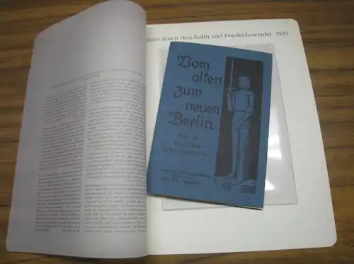 BerlinArchiv herausgegeben von Hans Werner Klünner und Helmut Börsch Supan: Führer durch Neu Kölln und Friedrichswerder ( = Vom alten zum neuen Berlin, Heft III.. 