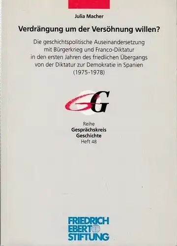 Verdrängung um der Versöhnung willen? : Die geschichtspolitische Auseinandersetzung mit Bürgerkrieg und Franco-Diktatur in den ersten Jahren des friedlichen Übergangs von der Diktatur zur Demokratie in Spanien (1975 - 1978)