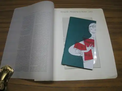 BerlinArchiv herausgegeben von Hans-Werner Klünner und Helmut Börsch-Supan: Prospekt 'Shopping in Berlin' 1953. - REPRINT ( = Berlin-Archiv, herausgegeben von Hans-Werner Klünner und Helmut Börsch-Supan ). 