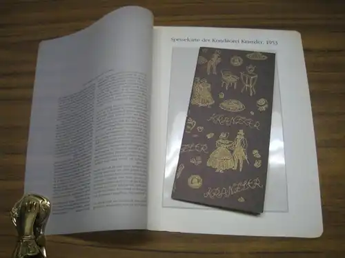 BerlinArchiv herausgegeben von Hans-Werner Klünner und Helmut Börsch-Supan: Speisekarte der Konditorei Kranzler, 1953. - REPRINT ( = Berlin-Archiv, herausgegeben von Hans-Werner Klünner und Helmut Börsch-Supan ). 