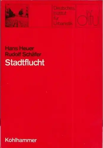 Heuer, Hans (Verfasser); Schäfer, Rudolf (Verfasser): Stadtflucht - Instrumente zur Erhaltung der städtischen Wohnfunktion und der Steuerung von Stadt-Umland-Wanderungen. (= Schriften des Deutschen Instituts für Urbanistik, Band 62). 