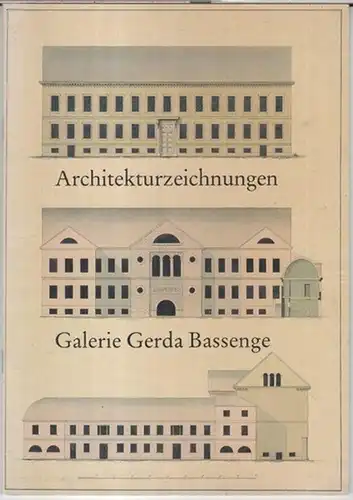 Galerie Gerda Bassenge. - Wilhelm Soldan u. a: Architekturzeichungen. - Galerie Gerda Bassenge, Auktion 54, Teil II, 8. Dezember 1989. - Im Inhalt: Zeichnungen des...